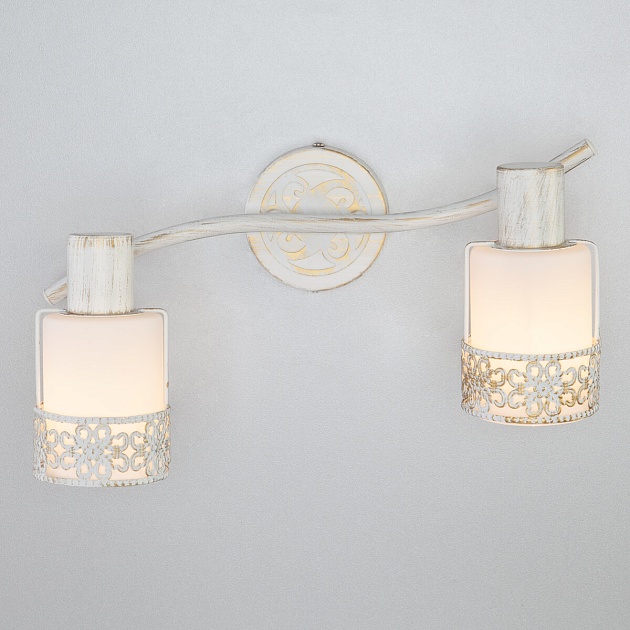 Настенный светильник Eurosvet 20025/2 белый с золотом изображение Настенный светильник Eurosvet 20025/2 белый с золотом Фото №