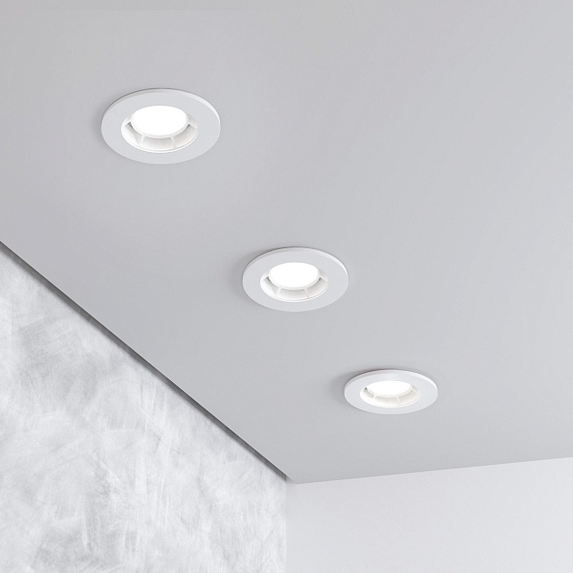 Встраиваемый светильник Elektrostandard Asimo 25009/01 белый a064264 Фото № 2