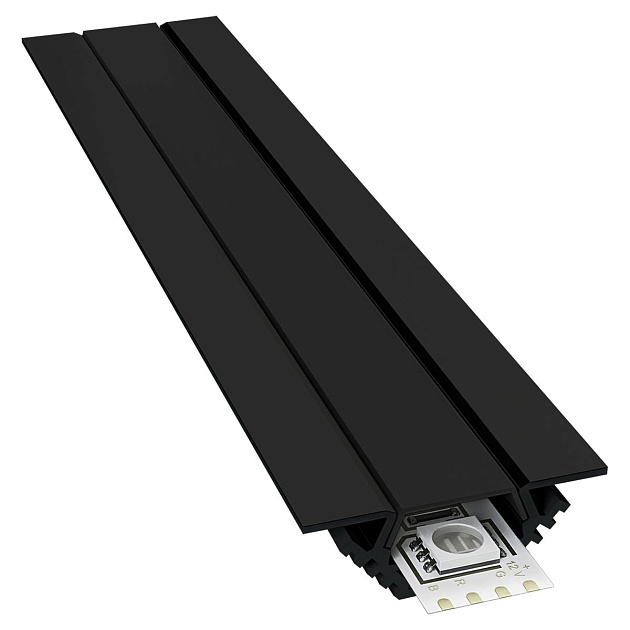 Профиль угловой с рассеивателем Apeyron 08-07-Ч изображение Профиль угловой с рассеивателем Apeyron 08-07-Ч Фото №