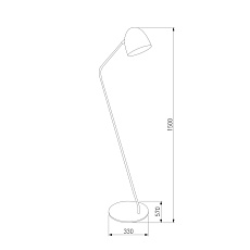 Торшер TK Lighting 5194 Soho White 1