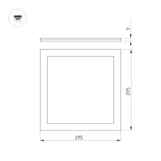 Встраиваемая светодиодная панель Arlight DL-Intenso-S300x300-18W Day4000 036227 1