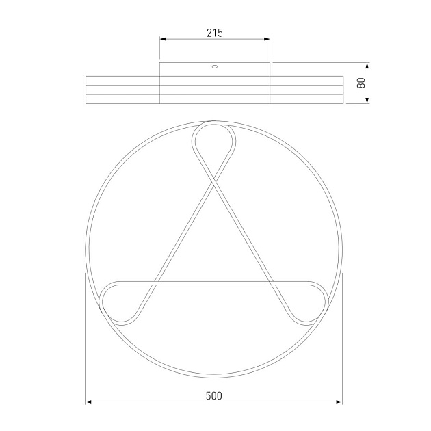 Потолочный светодиодный светильник Eurosvet Kristo 90232/3 белый изображение 2 Потолочный светодиодный светильник Eurosvet Kristo 90232/3 белый Фото № 2