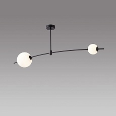 Подвесная светодиодная люстра iLedex Epical 6827-2 BK+WH 1