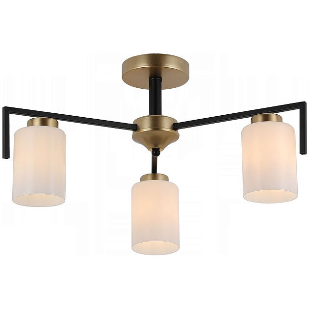 Потолочная люстра Illumico IL8250-3COU-79 BK GD изображение Потолочная люстра Illumico IL8250-3COU-79 BK GD Фото №