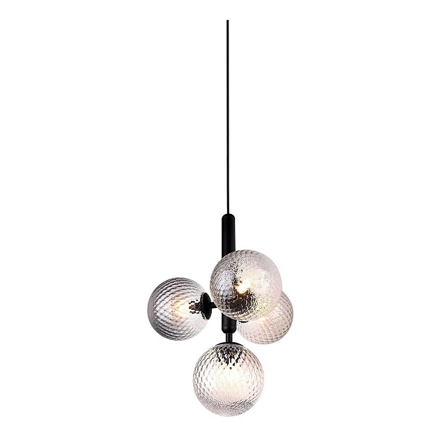 Подвесная люстра Elvan LU-375/4-G9-BkCl Фото № 