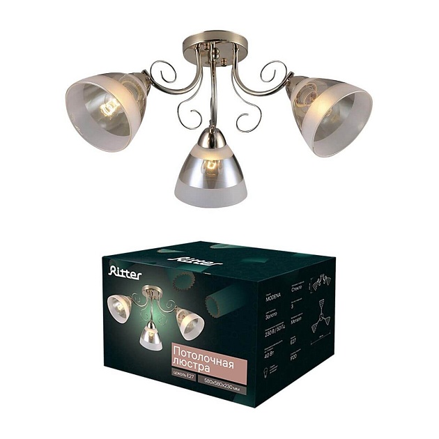 Потолочная люстра Ritter Modena 52545 5 Фото № 