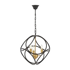Подвесная люстра Lumina Deco Casai LDP 1243-3 BK+MD