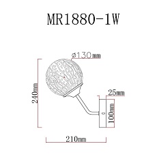 Бра MyFar Camilla MR1880-1W 1