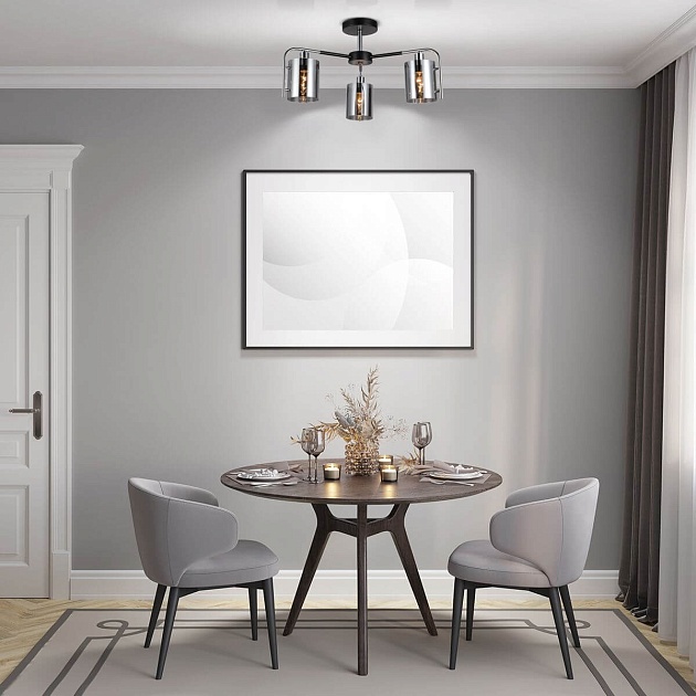 Потолочная люстра Escada Elegant 671/3P Chrome Фото № 2