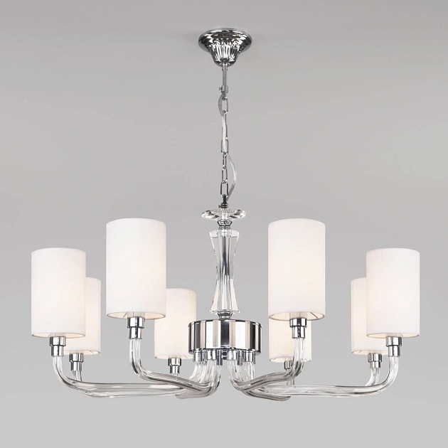 Подвесная люстра Eurosvet Catania 60120/8 хром Smart Фото № 