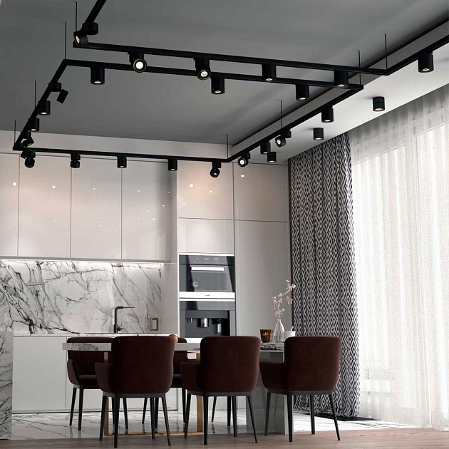 Трековый однофазный светодиодный светильник Novotech Port Groda 358777 изображение 6 Трековый однофазный светодиодный светильник Novotech Port Groda 358777 Фото № 6