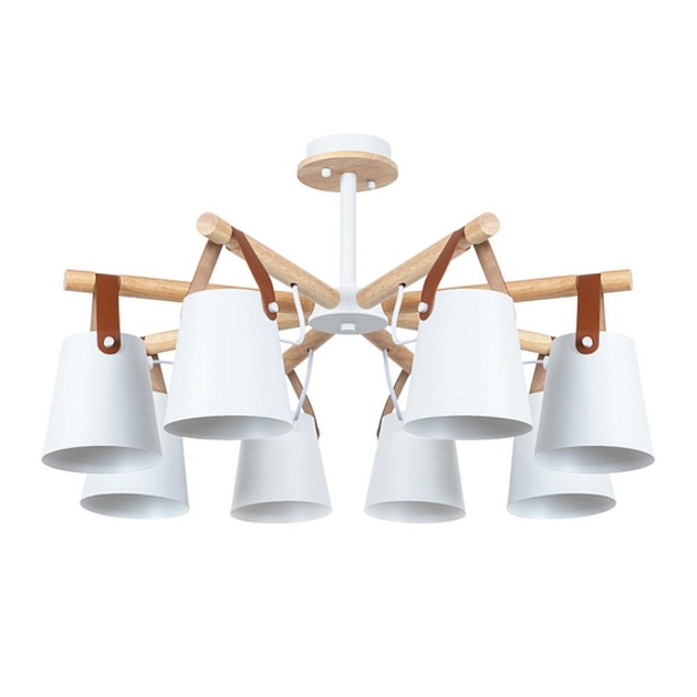 Потолочная люстра Arte Lamp Thomas A7032PL-8WH изображение Потолочная люстра Arte Lamp Thomas A7032PL-8WH Фото №