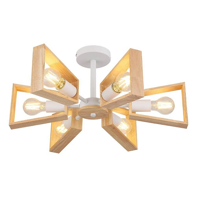 Потолочная люстра Arte Lamp Brussels A8030PL-6WH Фото № 