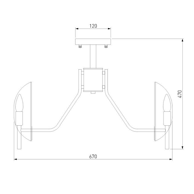 Потолочная люстра Eurosvet Rocco 60135/6 латунь Фото № 3