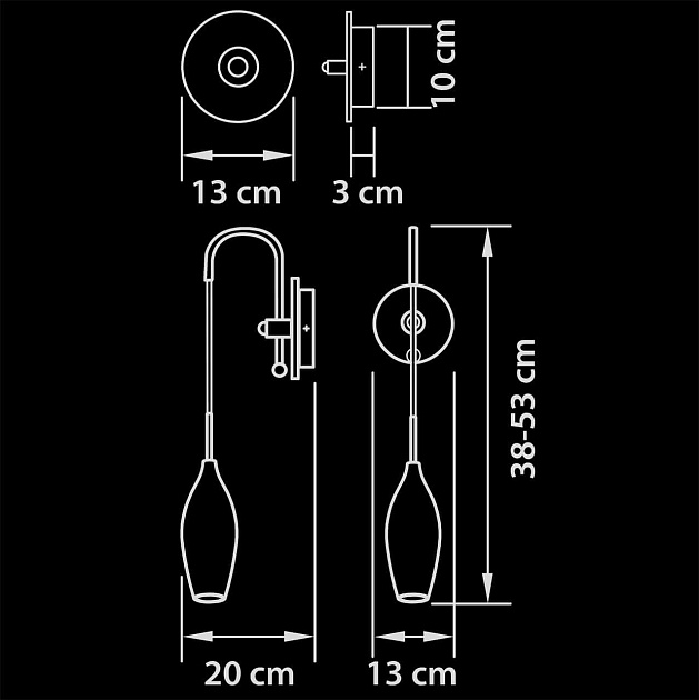 Бра Lightstar Pentola 803520 Фото № 3