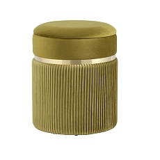 Пуф Stool Group Миранда с ящиком велюр оливковый 19B352VA-8167-21