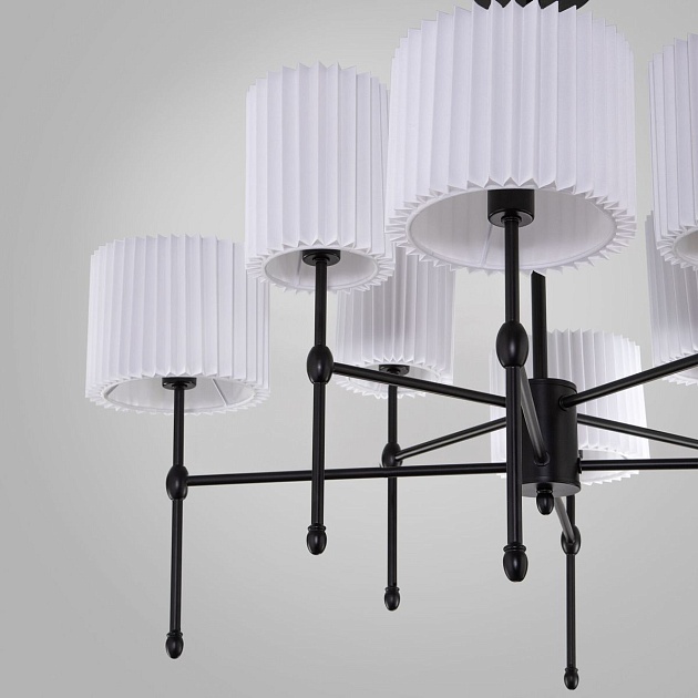 Подвесная люстра Eurosvet Notturno 60162/8 черный Фото № 3