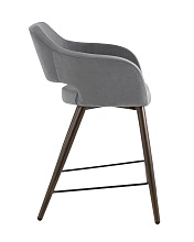 Полубарный стул Stool Group Саймон велюр тёмно-серый fb-saimon-plb-awd-vl-32 3