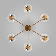 Подвесная люстра Eurosvet Spritz 70217/6 латунь 3