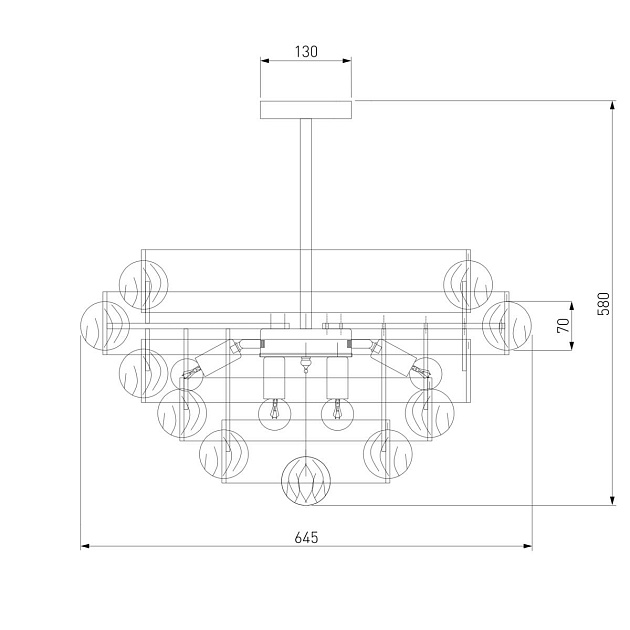 Потолочная люстра Bogates 295/10 Фото № 2