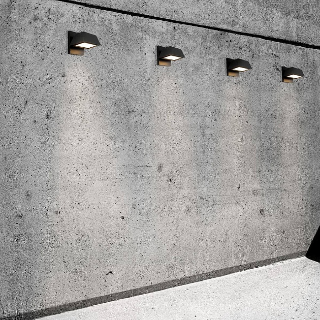 Уличный настенный светодиодный светильник Favourite Trapezium 4300-1W изображение 7 Уличный настенный светодиодный светильник Favourite Trapezium 4300-1W Фото № 7