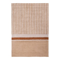 Ковер Tkano из хлопка с рисунком Tulip garden бежевого цвета из коллекции Terra, 160х230 см TK22-DR0005