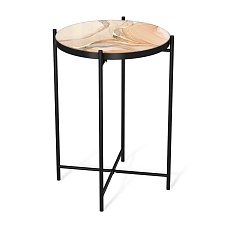 Журнальный стол Sheffilton SHT-CT8-3 дымчатый топаз/черный муар 5093730102