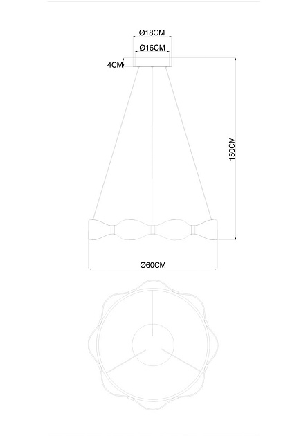 Подвесной светодиодный светильник Arte Lamp Grace A1868SP-1PB изображение 2 Подвесной светодиодный светильник Arte Lamp Grace A1868SP-1PB Фото № 2