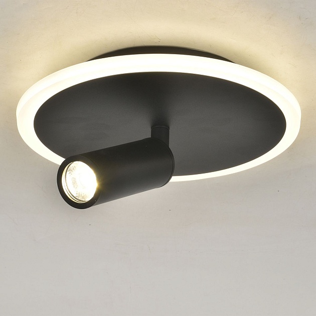 Потолочный светодиодный светильник Escada 20046SMA/01LED BK Фото № 3