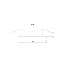 Встраиваемый светильник Elektrostandard 122 MR16 серебро/черный a053354 1