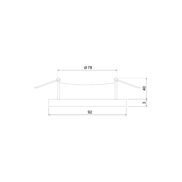 Встраиваемый светильник Elektrostandard 122 MR16 серебро/черный a053354 Фото № 2