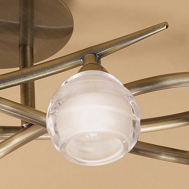 Потолочная люстра Mantra Loop Antique Brass 1823 Фото № 5