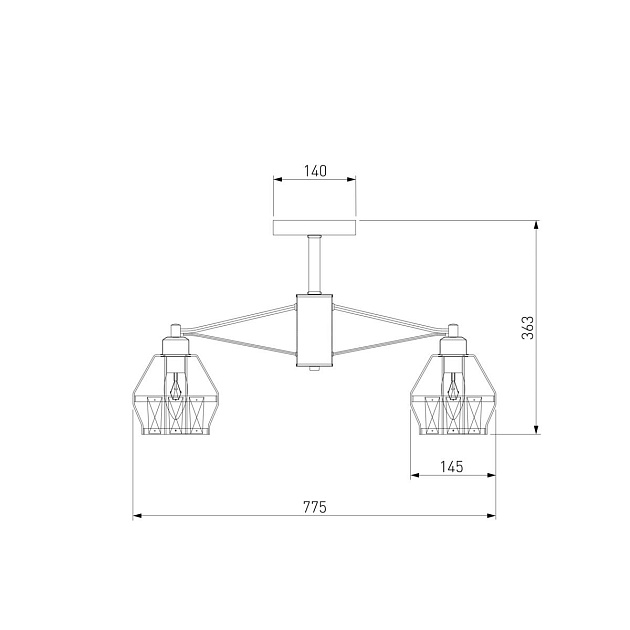 Потолочная люстра Eurosvet 70075/8 белый Фото № 2