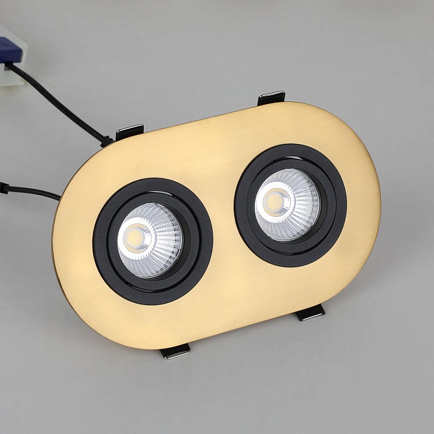 Встраиваемый светодиодный светильник Favourite Retro 2789-2C изображение 4 Встраиваемый светодиодный светильник Favourite Retro 2789-2C Фото № 4