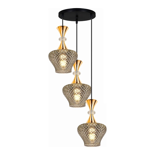 Подвесная люстра Reluce 09004-0.9-03 Smoke изображение Подвесная люстра Reluce 09004-0.9-03 Smoke Фото №