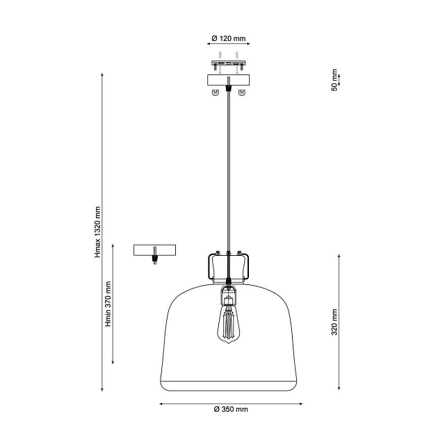 Подвесной светильник Lucia Tucci Narni 1940.1 White изображение 2 Подвесной светильник Lucia Tucci Narni 1940.1 White Фото № 2
