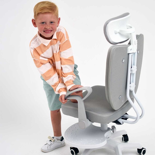 Детское кресло AksHome Twins серый, ткань 75267 изображение 12 Детское кресло AksHome Twins серый, ткань 75267 Фото № 12