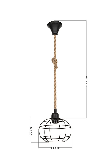 Подвесной светильник Toplight Adella TL1600H-01BK Фото № 3