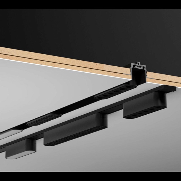 Шинопровод встраиваемый низковольтный Novotech Shino Smal 1 м 135198 Фото № 4