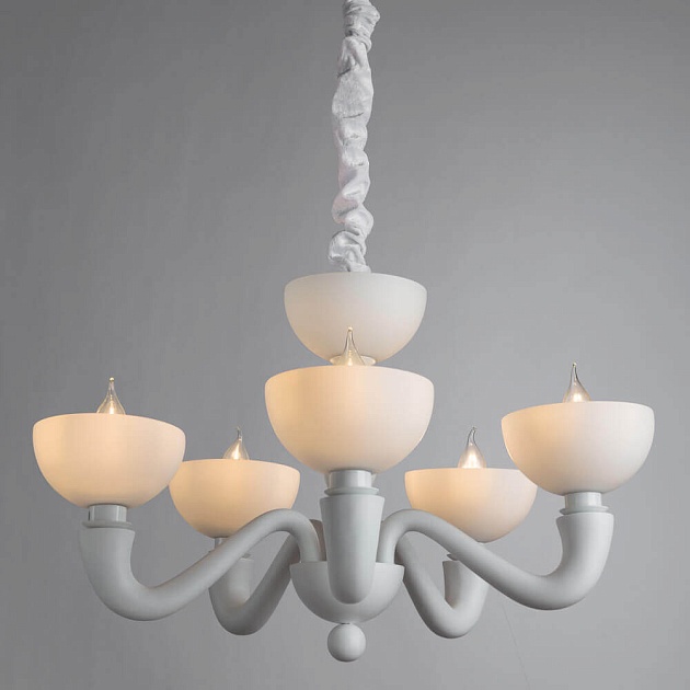 Подвесная люстра Divinare Bianca 7091/01 LM-5 изображение 2 Подвесная люстра Divinare Bianca 7091/01 LM-5 Фото № 2