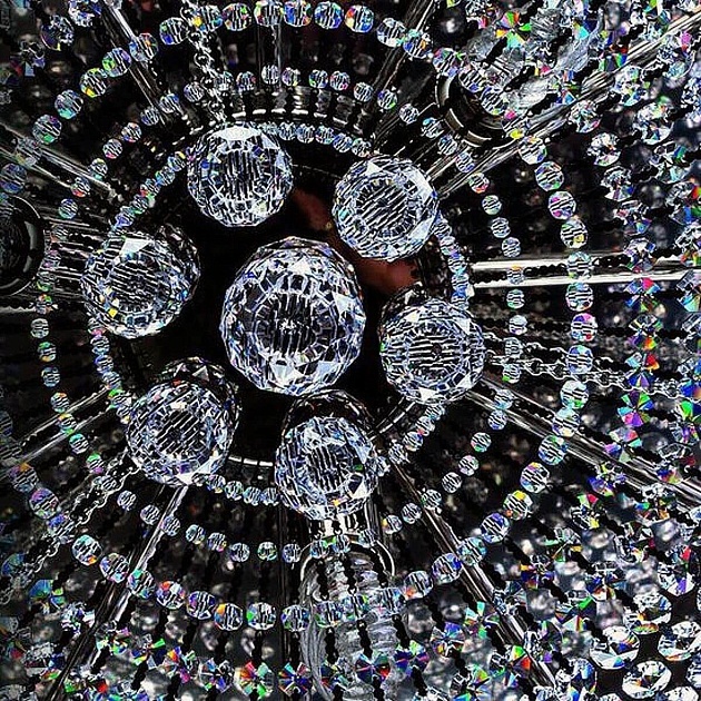 Потолочный светильник Artglass Gerta Dia 450 Nickel CE Фото № 3