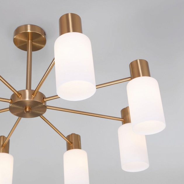 Потолочная люстра Eurosvet Vegga 70160/8 латунь Фото № 4
