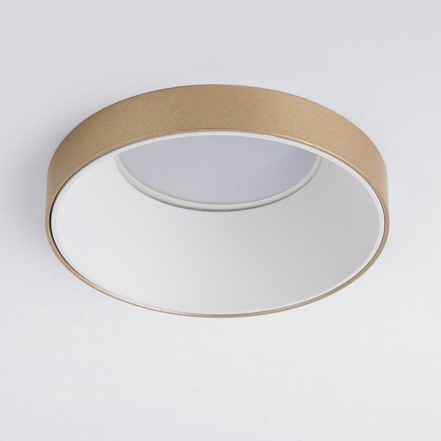 Встраиваемый светильник Elektrostandard 112 MR16 белый/золото a053338 изображение 3 Встраиваемый светильник Elektrostandard 112 MR16 белый/золото a053338 Фото № 3