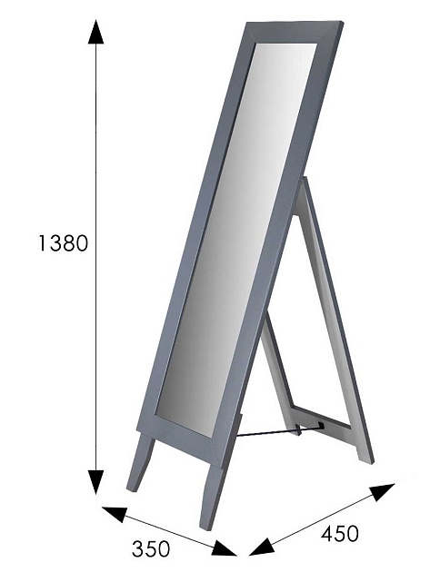 Зеркало напольное Мебелик BeautyStyle 1 008307 Фото № 3