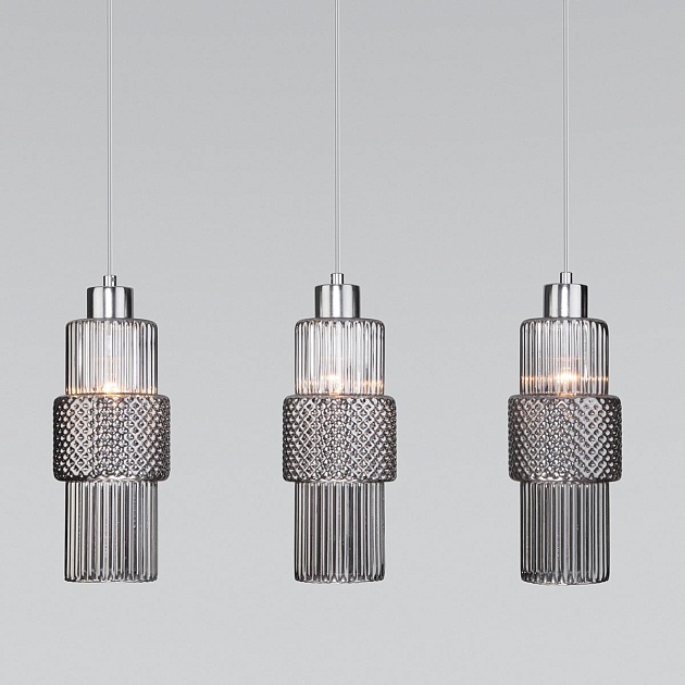 Подвесной светильник Eurosvet Soho 50209/3 хром изображение 5 Подвесной светильник Eurosvet Soho 50209/3 хром Фото № 5