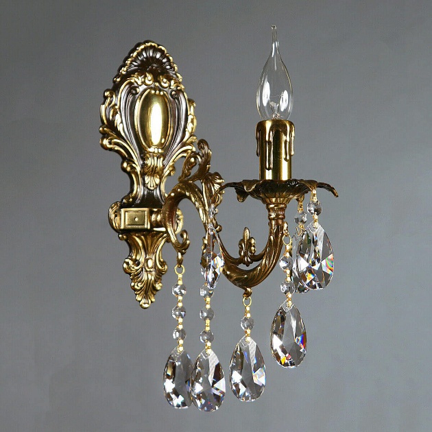 Бра Ambiente Granada 2118/1 PB Tear drop изображение Бра Ambiente Granada 2118/1 PB Tear drop Фото №