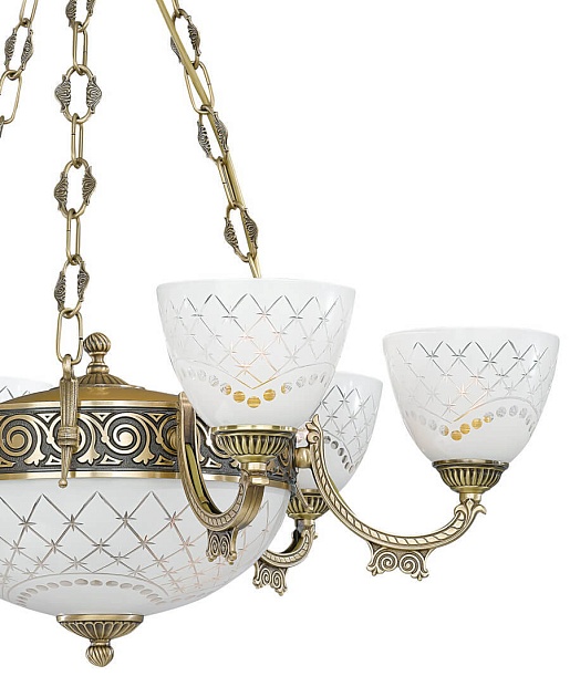 Подвесная люстра Reccagni Angelo L 7052/6+2 изображение 2 Подвесная люстра Reccagni Angelo L 7052/6+2 Фото № 2