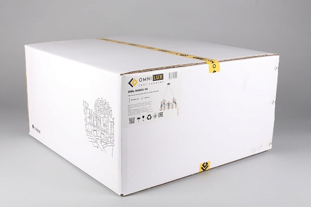 Подвесная люстра Omnilux Sorrento OML-94003-10 изображение 4 Подвесная люстра Omnilux Sorrento OML-94003-10 Фото № 4