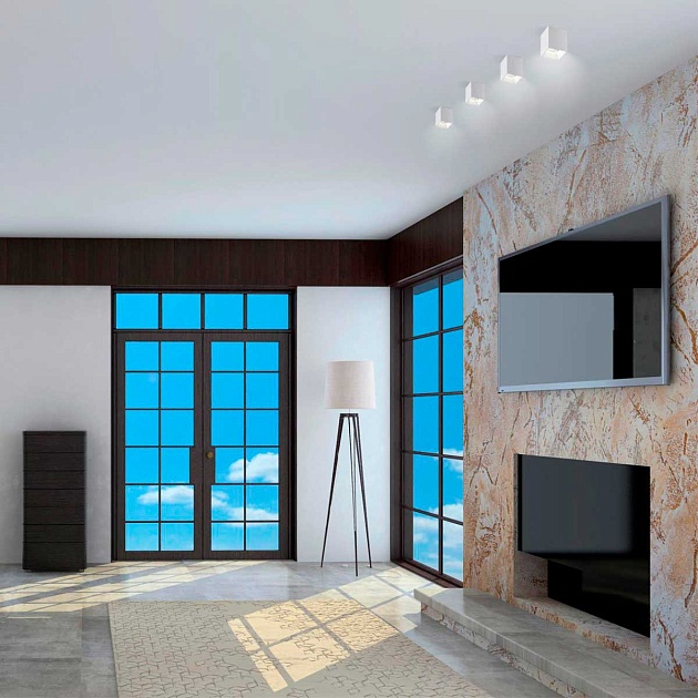 Потолочный светодиодный светильник Novotech Over Recte 358477 Фото № 3