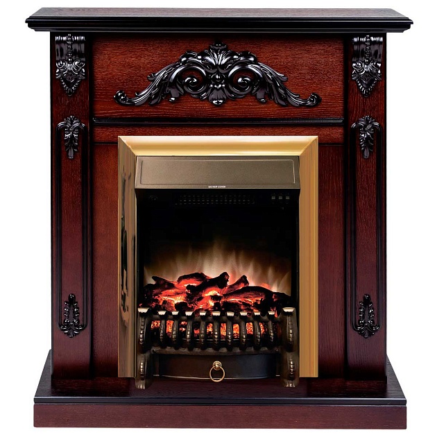 Электрокамин Realflame Anita AO с очагом Fobos Lux Brass 303016 Фото № 
